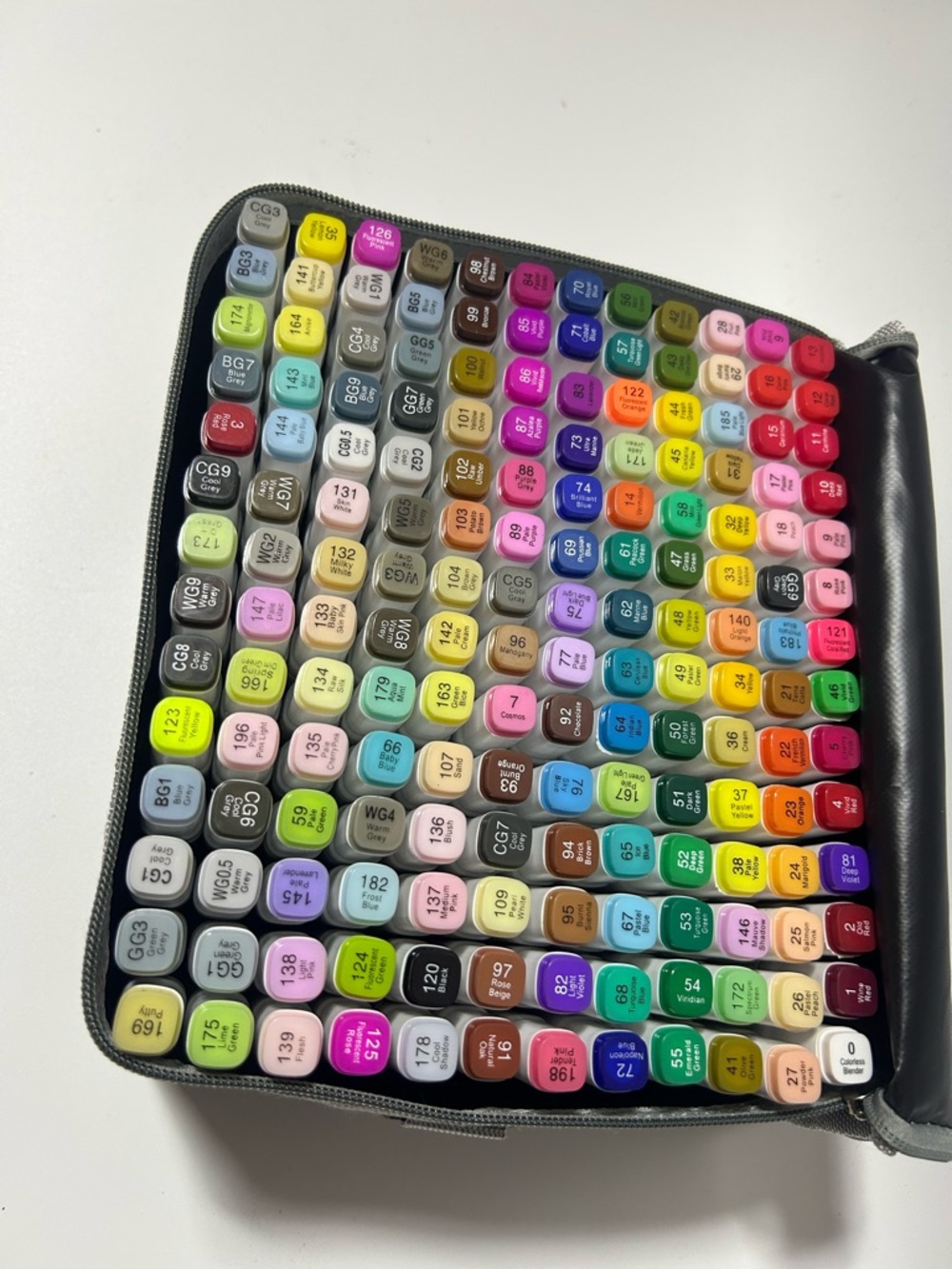 168-Piece Dual Tip professional Marker Set - Multicolor - Picture 2 of 5